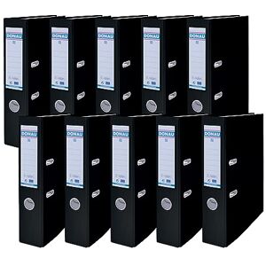 DONAU Master Ordner Breit 10er Pack FSC/DIN A4 / 7,5 cm / 10 Stück/Schwarz/Kunststoffbezug PP/Carton Papier Schlitzordner Büroordner Aktenordner Ringordner/Grünen Punkt DONAU Master Ordner Breit 10er Pack FSC/DIN A4 / 7,5 cm / 10 Stück/Schwarz/Kunststoffbezug PP/Carton Papier Schlitzordner Büroordner Aktenordner Ringordner/Grünen Punkt
