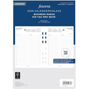 Filofax Kalender A5 Multi 1 Tag pro Seite (deutsch)2026 Filofax Kalender A5 Multi 1 Tag pro Seite (deutsch)2026