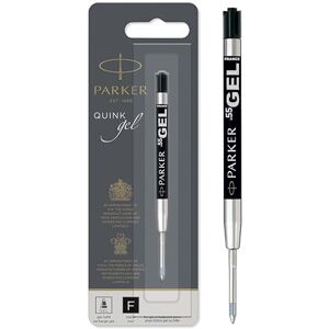 Parker Gelstifteminen feine Schreibspitze (0,5 mm) schwarze QUINK Tinte 1 Stück Parker Gelstifteminen feine Schreibspitze (0,5 mm) schwarze QUINK Tinte 1 Stück