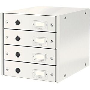 Leitz Click & Store Schubladenset, 4 Schubladen, A4, weiß, 60490001 Leitz Click & Store Schubladenset, 4 Schubladen, A4, weiß, 60490001