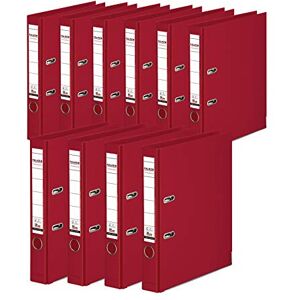 FALKEN Original 10er Pack Chromocolor Premium-Ordner. Made in Germany. Kunststoffbezug außen und innen 5 cm breit DIN A4 bordeaux Ringordner Aktenordner Briefordner Büroordner Plastikordner FALKEN Original 10er Pack Chromocolor Premium-Ordner. Made in Germany. Kunststoffbezug außen und innen 5 cm breit DIN A4 bordeaux Ringordner Aktenordner Briefordner Büroordner Plastikordner