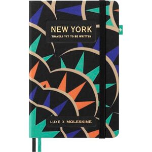 Moleskine LUXE Notizbuch New York City mit ReiseInhalten, Fester Leinwandeinband und Elastische Schließung, Taschen Format 9 x 14 cm Moleskine LUXE Notizbuch New York City mit ReiseInhalten, Fester Leinwandeinband und Elastische Schließung, Taschen Format 9 x 14 cm