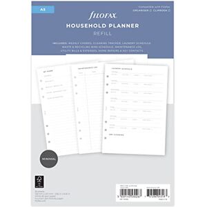 Filofax Household Planner Refill A5 Filofax Household Planner Refill A5