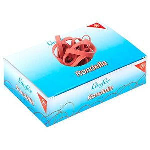 Läufer 51142 Rondella Gummibänder 200 x 6 mm, Durchmesser 125 mm, 6 mm breite Gummiringe, 500 g Schachtel, rot Läufer 51142 Rondella Gummibänder 200 x 6 mm, Durchmesser 125 mm, 6 mm breite Gummiringe, 500 g Schachtel, rot