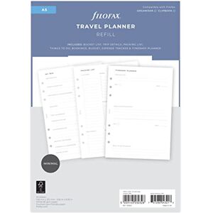 Filofax Travel Planner Refill A5 Filofax Travel Planner Refill A5
