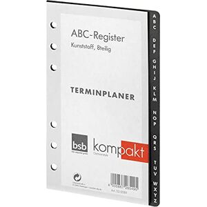 bsb Ersatzeinlage ABC-Register 6-fach Lochung ca. A6 für Kompakt Terminplaner Organizer 02-0089 bsb Ersatzeinlage ABC-Register 6-fach Lochung ca. A6 für Kompakt Terminplaner Organizer 02-0089