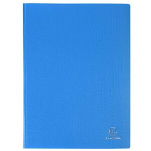 Exacompta 8832E Sichtmappe Opak PP blickdicht, 24 x 32 cm, für DIN A4, 30 Kristallhüllen, hohe Transparenz, 1 Stück, blau Exacompta 8832E Sichtmappe Opak PP blickdicht, 24 x 32 cm, für DIN A4, 30 Kristallhüllen, hohe Transparenz, 1 Stück, blau