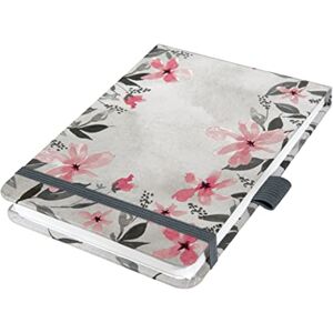 Sigel JN398 Notizblock A6+ dotted, grau, rosa, Reporterblock Jolie, Hardcover, 79 Blatt, aus nachhaltigem Papier Sigel JN398 Notizblock A6+ dotted, grau, rosa, Reporterblock Jolie, Hardcover, 79 Blatt, aus nachhaltigem Papier