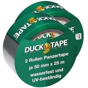 Duck Tape Original Gewebeband im Doppelpack Klebeband extra stark für Innen- und Außenbereich wetterfestes & wasserdichtes Panzerband für Reparaturen & Befestigen 2 x 50mm x 25m silber Duck Tape Original Gewebeband im Doppelpack Klebeband extra stark für Innen- und Außenbereich wetterfestes & wasserdichtes Panzerband für Reparaturen & Befestigen 2 x 50mm x 25m silber