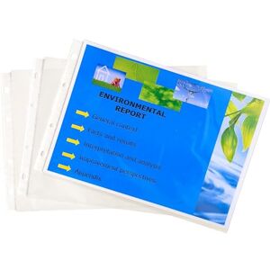 Exacompta 5734E 20er Pack PP-Kunststoff Prospekthüllen Standard. Für DIN A4 Quer transparent glasklar oben offen Klarsichtfolie Plastikhülle Klarsichthülle ideal für Ordner Ringbücher und Hefter Exacompta 5734E 20er Pack PP-Kunststoff Prospekthüllen Standard. Für DIN A4 Quer transparent glasklar oben offen Klarsichtfolie Plastikhülle Klarsichthülle ideal für Ordner Ringbücher und Hefter