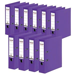 FALKEN Original 10er Pack Chromocolor Premium-Ordner. Made in Germany. Kunststoffbezug außen und innen 8 cm breit DIN A4 violett Ringordner Aktenordner Briefordner Büroordner Plastikordner FALKEN Original 10er Pack Chromocolor Premium-Ordner. Made in Germany. Kunststoffbezug außen und innen 8 cm breit DIN A4 violett Ringordner Aktenordner Briefordner Büroordner Plastikordner