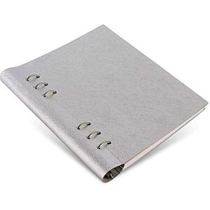 Filofax Notizbuch, Saffiano Metallic, A5, Silber Filofax Notizbuch, Saffiano Metallic, A5, Silber