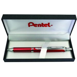 Pentel BL407B-BOX EnerGel Liquid-Gel-Roller Sterling mit matt-rotes Gehäuse, Strichstärke 0.35 mm, Kugeldurchmesser 0.7 mm, schwarz Pentel BL407B-BOX EnerGel Liquid-Gel-Roller Sterling mit matt-rotes Gehäuse, Strichstärke 0.35 mm, Kugeldurchmesser 0.7 mm, schwarz