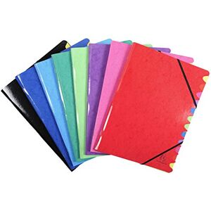 Exacompta 541229E Premium Ordnungsmappe Iderama. Aus extra starkem Colorspan-Karton DIN A4 12 Fächer und 2 Gummizüge ausgeschnittener Deckelrand für bessere Sicht auf Taben 1 Stück Zufallsfarbe Exacompta 541229E Premium Ordnungsmappe Iderama. Aus extra starkem Colorspan-Karton DIN A4 12 Fächer und 2 Gummizüge ausgeschnittener Deckelrand für bessere Sicht auf Taben 1 Stück Zufallsfarbe