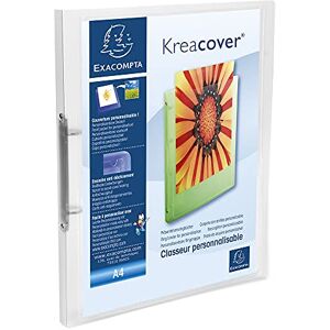 Exacompta 54960E Ringbuch KreaCover aus Kunststoff für DIN A4, 2-O Ring Mechanik 15 mm, Rücken 20 mm, Außenmaße 32 x 25 cm farblos transparent Exacompta 54960E Ringbuch KreaCover aus Kunststoff für DIN A4, 2-O Ring Mechanik 15 mm, Rücken 20 mm, Außenmaße 32 x 25 cm farblos transparent