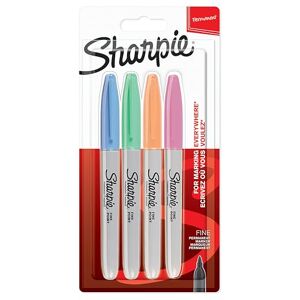 Sharpie Permanentmarker feine Spitze Pastel Farben 4 Marker Stifte Sharpie Permanentmarker feine Spitze Pastel Farben 4 Marker Stifte
