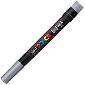 POSCA 181682 Marker mit Pinselspitze, silber POSCA 181682 Marker mit Pinselspitze, silber