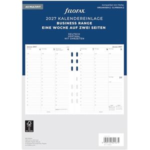 Filofax Kalendereinlage A5 Multi 1 Woche auf 2 Seiten deutsch 2027 Filofax Kalendereinlage A5 Multi 1 Woche auf 2 Seiten deutsch 2027