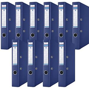 DONAU Premium Ordner Schmal 10er Pack/DIN A4 / 5 cm / 10 Stück/Navy blau/Kunststoffbezug PP/Carton Papier Schlitzordner Büroordner Aktenordner Ringordner/Grünen Punkt DONAU Premium Ordner Schmal 10er Pack/DIN A4 / 5 cm / 10 Stück/Navy blau/Kunststoffbezug PP/Carton Papier Schlitzordner Büroordner Aktenordner Ringordner/Grünen Punkt