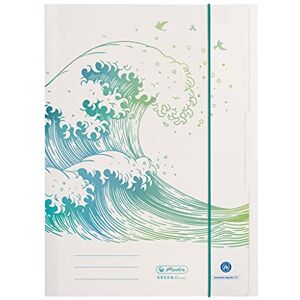 Herlitz 50033928 Sammelmappe A4, Motiv: GREENline Welle, 1 Stück, Motiv: Welle Herlitz 50033928 Sammelmappe A4, Motiv: GREENline Welle, 1 Stück, Motiv: Welle