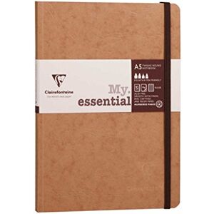 Clairefontaine 79346C Notizbuch AgeBag My Essentials, DIN A5, 14,8 x 21 cm, 96 Blatt, liniert, nummeriert, 90g, 1 Stück, braun Clairefontaine 79346C Notizbuch AgeBag My Essentials, DIN A5, 14,8 x 21 cm, 96 Blatt, liniert, nummeriert, 90g, 1 Stück, braun