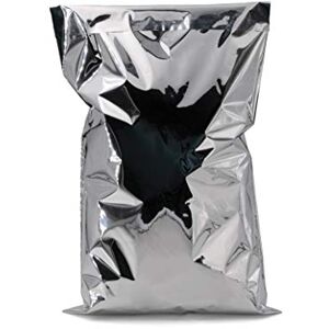 Italpak Umschläge, einfarbig, mit Patella-Aufkleber, Silber, 50 Stück, 35 x 47 + 4 cm Italpak Umschläge, einfarbig, mit Patella-Aufkleber, Silber, 50 Stück, 35 x 47 + 4 cm