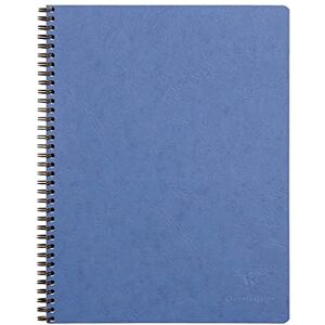 Clairefontaine 782524C Heft / Collegeblock Age Bag mit Doppelspirale, DIN A4+, 22,5x29,7 cm, 80 Blatt abtrennbar, perforiert, 4-fach gelocht, kariert, Blau, 1 Stück Clairefontaine 782524C Heft / Collegeblock Age Bag mit Doppelspirale, DIN A4+, 22,5x29,7 cm, 80 Blatt abtrennbar, perforiert, 4-fach gelocht, kariert, Blau, 1 Stück