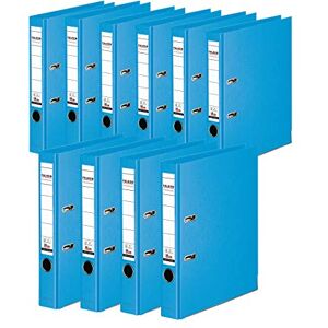 FALKEN Original 10er Pack Chromocolor Premium-Ordner. Made in Germany. Kunststoffbezug außen und innen 5 cm breit DIN A4 Pastell-Farbe hellblau Ringordner Aktenordner Briefordner Büroordner FALKEN Original 10er Pack Chromocolor Premium-Ordner. Made in Germany. Kunststoffbezug außen und innen 5 cm breit DIN A4 Pastell-Farbe hellblau Ringordner Aktenordner Briefordner Büroordner