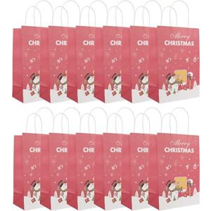 Idena 30484-12 Geschenktüten Merry Christmas, 12 Stück, Geschenktasche in der Größe 18 x 27 cm, Papiertüten in Rot mit Schneemann Idena 30484-12 Geschenktüten Merry Christmas, 12 Stück, Geschenktasche in der Größe 18 x 27 cm, Papiertüten in Rot mit Schneemann
