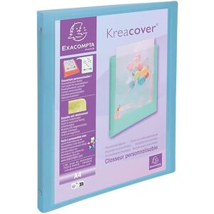 Exacompta 51279E Ringbuch KreaCover aus Kunststoff für DIN A4, 4-O Ring Mechanik 15 mm, Rücken 20 mm, Außenmaße 32 x 25 cm Pastellfarben 1 Stück Zufallsfarbe Exacompta 51279E Ringbuch KreaCover aus Kunststoff für DIN A4, 4-O Ring Mechanik 15 mm, Rücken 20 mm, Außenmaße 32 x 25 cm Pastellfarben 1 Stück Zufallsfarbe