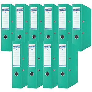OFFICER PRODUCTS DONAU Premium Ordner Breit 10er Pack/DIN A4 / 7,5 cm / 10 Stück/Türkis/Kunststoffbezug PP/Carton Papier Schlitzordner Büroordner Aktenordner Ringordner/Grünen Punkt OFFICER PRODUCTS DONAU Premium Ordner Breit 10er Pack/DIN A4 / 7,5 cm / 10 Stück/Türkis/Kunststoffbezug PP/Carton Papier Schlitzordner Büroordner Aktenordner Ringordner/Grünen Punkt