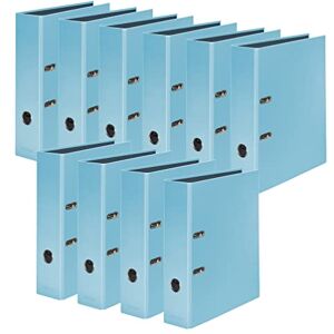 FALKEN Original 10er Pack PastellColor-Ordner. Made in Germany. 8 cm breit DIN A4 Pastell-Farbe Himmel-Blau Ringordner Aktenordner Briefordner Büroordner Plastikordner Schlitzordner Motivordner FALKEN Original 10er Pack PastellColor-Ordner. Made in Germany. 8 cm breit DIN A4 Pastell-Farbe Himmel-Blau Ringordner Aktenordner Briefordner Büroordner Plastikordner Schlitzordner Motivordner