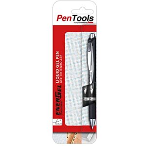 PenTools by Pentel BLP77-PRO2AEU EnerGel Document Gel-Tintenroller, zum Unterzeichnen von Dokumenten, 2 Stück, schwarz, 1 Blister PenTools by Pentel BLP77-PRO2AEU EnerGel Document Gel-Tintenroller, zum Unterzeichnen von Dokumenten, 2 Stück, schwarz, 1 Blister