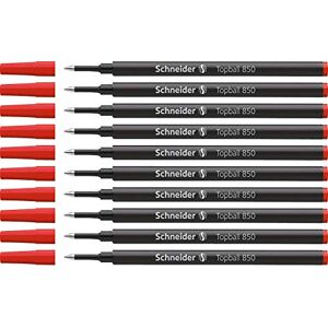 Schneider Topball 850 Tintenroller Mine (Euro-Format, Strichstärke 0,5 mm) 10er Packung rot Schneider Topball 850 Tintenroller Mine (Euro-Format, Strichstärke 0,5 mm) 10er Packung rot