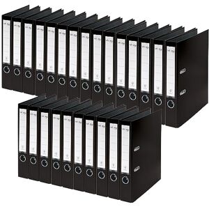 Leitz VON Ordner A4, 25er Pack, Karton mit Kunststoffeinband, 50 mm Rückenbreite, Für 350 Blatt, Blauer Engel & FSC-zertifiziert, Für Schule, Studium & Haushalt, Schwarz, 10560095 Leitz VON Ordner A4, 25er Pack, Karton mit Kunststoffeinband, 50 mm Rückenbreite, Für 350 Blatt, Blauer Engel & FSC-zertifiziert, Für Schule, Studium & Haushalt, Schwarz, 10560095
