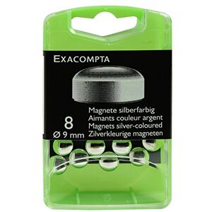 Exacompta 10913E 8er Pack Magnete Ø 9mm silber in Kunststoffbox Magnetkraft 120 g Exacompta 10913E 8er Pack Magnete Ø 9mm silber in Kunststoffbox Magnetkraft 120 g