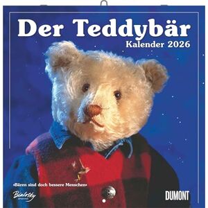 DUMONT Der Teddybär Kalender 2026 – Broschürenkalender 30 x 30 cm mit 12 liebevollen Teddy-Szenen, Klassiker für Sammler & Bärenfreunde DUMONT Der Teddybär Kalender 2026 – Broschürenkalender 30 x 30 cm mit 12 liebevollen Teddy-Szenen, Klassiker für Sammler & Bärenfreunde