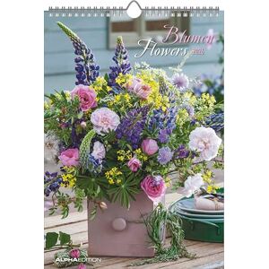 Alpha Blumen Kalender 2026 – Wandkalender 23,7×34 cm, mit 12 hochwertigen Blumenarrangements, 4-sprachigem Kalendarium & Zusatzinfos, FSC-zertifizierter, für Blumenliebhaber: Flowers Alpha Blumen Kalender 2026 – Wandkalender 23,7×34 cm, mit 12 hochwertigen Blumenarrangements, 4-sprachigem Kalendarium & Zusatzinfos, FSC-zertifizierter, für Blumenliebhaber: Flowers