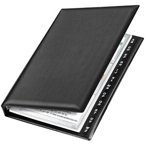 VELOFLEX 4155590 Visitenkartenringbuch, Visitenkartenbuch, 4-Ring-Mechanik, 16 x 145 x 225 mm, schwarz VELOFLEX 4155590 Visitenkartenringbuch, Visitenkartenbuch, 4-Ring-Mechanik, 16 x 145 x 225 mm, schwarz