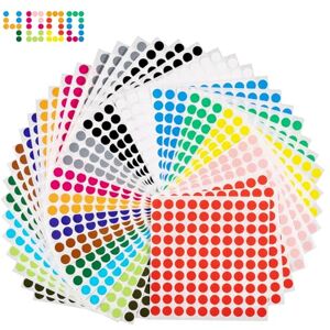 Kiperline Klebepunkte Bunt Klebepunkte 10mm 4000 Stück Aufkleber Rund Markierungspunkte Punktaufkleber Etiketten Rund Kleine Runde Punkt Aufkleber für Büro Schule Kalender Karten-Aufkleber, 16 Farben Kiperline Klebepunkte Bunt Klebepunkte 10mm 4000 Stück Aufkleber Rund Markierungspunkte Punktaufkleber Etiketten Rund Kleine Runde Punkt Aufkleber für Büro Schule Kalender Karten-Aufkleber, 16 Farben