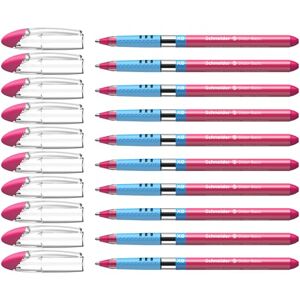 Schneider 151209 Slider Basic Kugelschreiber (Kappenmodell mit Soft-Grip-Zone und der Strichstärke XB=Extrabreit) 10er Packung, pink Schneider 151209 Slider Basic Kugelschreiber (Kappenmodell mit Soft-Grip-Zone und der Strichstärke XB=Extrabreit) 10er Packung, pink