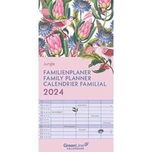 GreenLine Jungle 2024 Familienplaner Wandkalender Familien-Kalender 22x45, Klein GreenLine Jungle 2024 Familienplaner Wandkalender Familien-Kalender 22x45, Klein