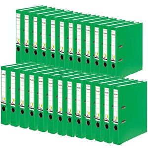 FALKEN Original 25er Pack PP-Color Kunststoff-Ordner. Made in Germany. 5 cm schmal DIN A4 Pastell-Farbe hellgrün Ringordner Vegan Aktenordner Briefordner Büroordner Plastikordner Schlitzordner FALKEN Original 25er Pack PP-Color Kunststoff-Ordner. Made in Germany. 5 cm schmal DIN A4 Pastell-Farbe hellgrün Ringordner Vegan Aktenordner Briefordner Büroordner Plastikordner Schlitzordner
