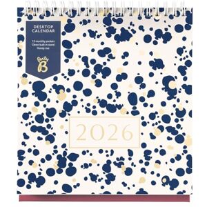Busy B 2026 Tischkalender Marineblau Spray Kalender mit integriertem Ständer & Klappeinband Tischkalender für Büro oder Zuhause Jahresplaner mit Steckfächern für gut organisierte Planung Busy B 2026 Tischkalender Marineblau Spray Kalender mit integriertem Ständer & Klappeinband Tischkalender für Büro oder Zuhause Jahresplaner mit Steckfächern für gut organisierte Planung