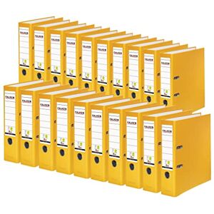 FALKEN Original 20er Pack PP-Color Kunststoff-Ordner. Made in Germany. 8 cm breit DIN A4 gelb Ringordner Vegan Aktenordner Briefordner Büroordner Plastikordner Schlitzordner FALKEN Original 20er Pack PP-Color Kunststoff-Ordner. Made in Germany. 8 cm breit DIN A4 gelb Ringordner Vegan Aktenordner Briefordner Büroordner Plastikordner Schlitzordner