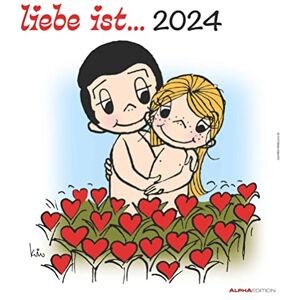 Alpha Liebe ist... 2024 Wand-Kalender 30x34 Illustrationen Paar Alpha Liebe ist... 2024 Wand-Kalender 30x34 Illustrationen Paar