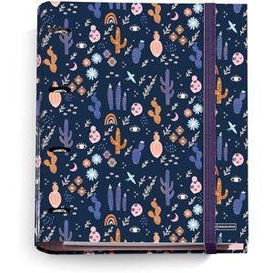 Miquelrius Ringbuch A4, Ringbuch mit 4 Ringen + 100 Blatt 70 g/m² kariert 5 mm kariert, Gummizugverschluss, Desert Collection Miquelrius Ringbuch A4, Ringbuch mit 4 Ringen + 100 Blatt 70 g/m² kariert 5 mm kariert, Gummizugverschluss, Desert Collection