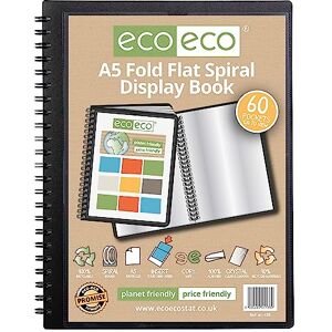 eco138 Sichtbuch, A5, 50% recycelt, 60 Fächer, flach gefaltet, spiralgebunden eco138 Sichtbuch, A5, 50% recycelt, 60 Fächer, flach gefaltet, spiralgebunden