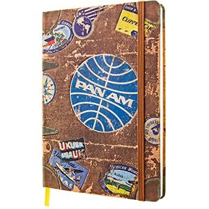 ART Retro Notizbuch, A5, Pan Am – Travel Stickers – Geschenk-Idee für Reiselustige, Original Lizenzprodukt (OLP), Bullet Journal dotted, Vintage Design ART Retro Notizbuch, A5, Pan Am – Travel Stickers – Geschenk-Idee für Reiselustige, Original Lizenzprodukt (OLP), Bullet Journal dotted, Vintage Design