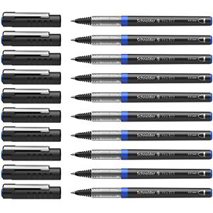 Schneider Xtra 823 Tintenroller (Konusspitze aus Edelstahl, 0,3 mm) 10er Packung blau Schneider Xtra 823 Tintenroller (Konusspitze aus Edelstahl, 0,3 mm) 10er Packung blau